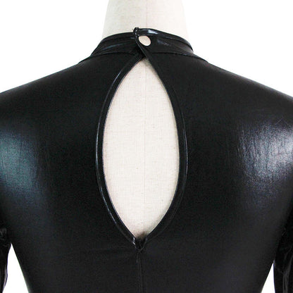 Women's Fashion One Piece Leather Costumes