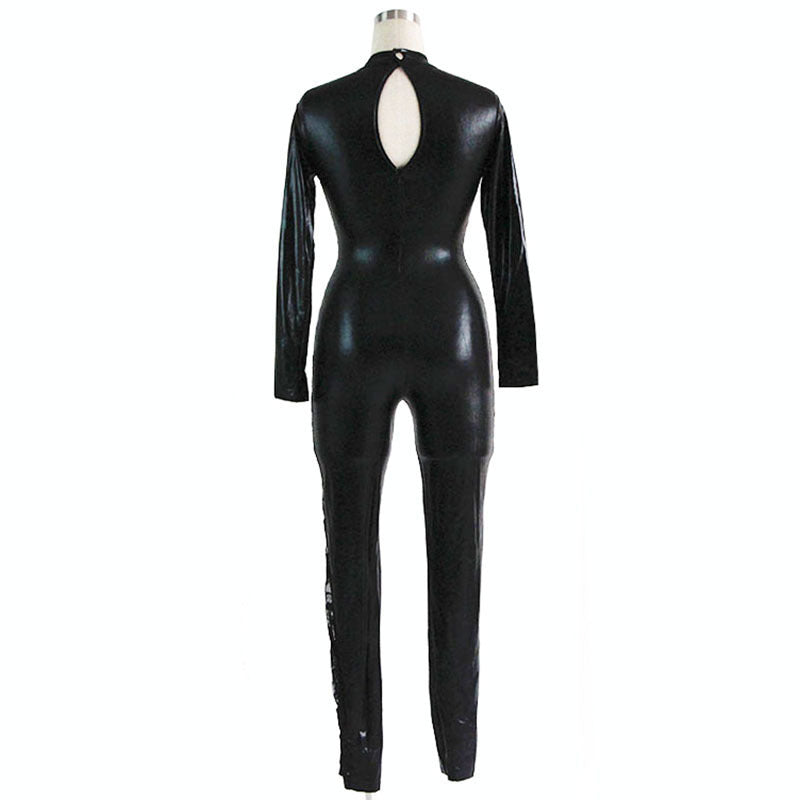 Women's Fashion One Piece Leather Costumes