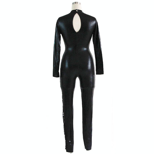 Women's Fashion One Piece Leather Costumes